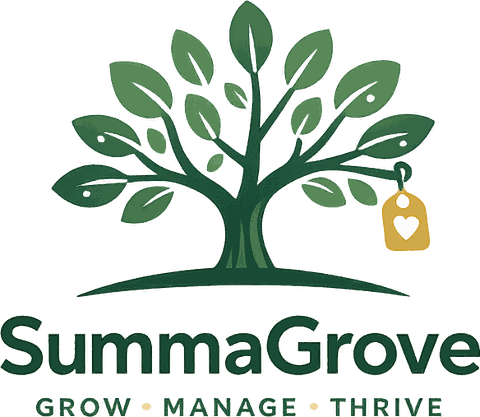 SummaGrove — a growing tree with a heart price tag